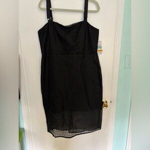 DNKYElegant Black Sleeveless Dress SIZE 16. NWT